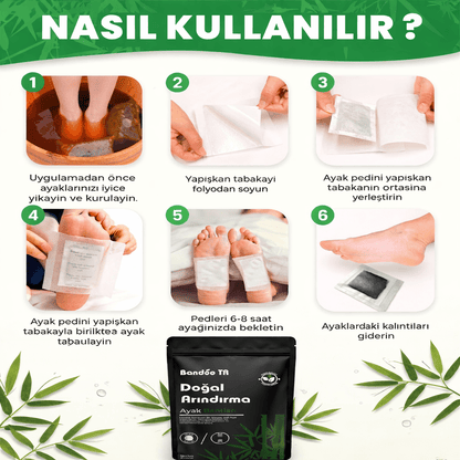 Bandôo TR™ Bitkisel Detoks Bantları | Dengeyi ve Sağlığı Geri Kazanın