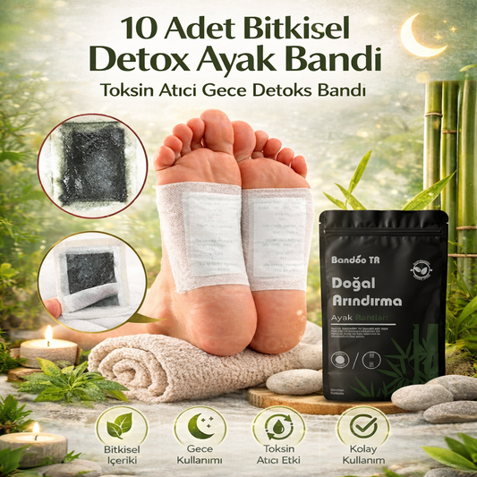 Bandôo TR™ Bitkisel Detoks Bantları | Dengeyi ve Sağlığı Geri Kazanın