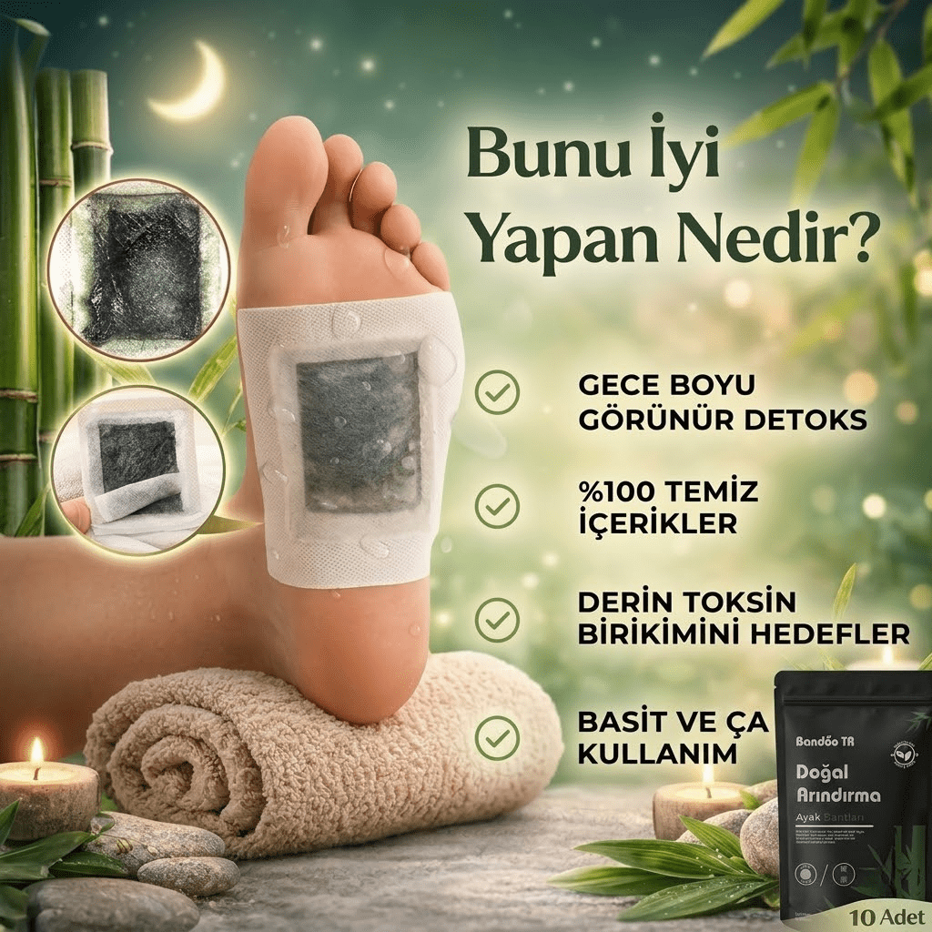Bandôo TR™ Bitkisel Detoks Bantları | Dengeyi ve Sağlığı Geri Kazanın