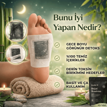 Bandôo TR™ Bitkisel Detoks Bantları | Dengeyi ve Sağlığı Geri Kazanın